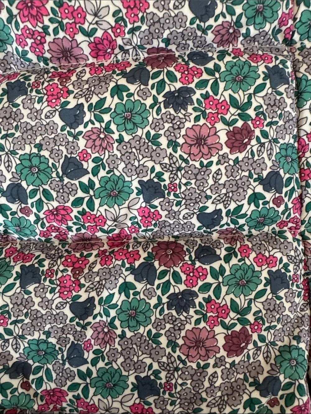 Baby GAP Girls Snowsuit Floral Hooded One-Piece Pink & Green Size 0-6 Months